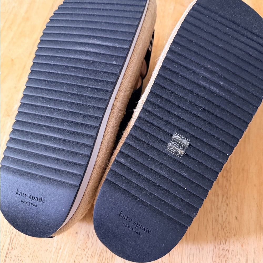 KATE SPADE Piper Flatform Black Sz 9 BRAND NEW IN BOX! - Picture 6 of 10